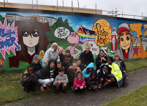 Aveley Hub street art project