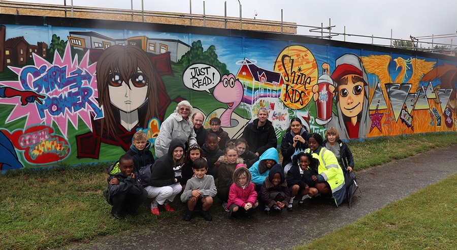 Aveley Hub street art project